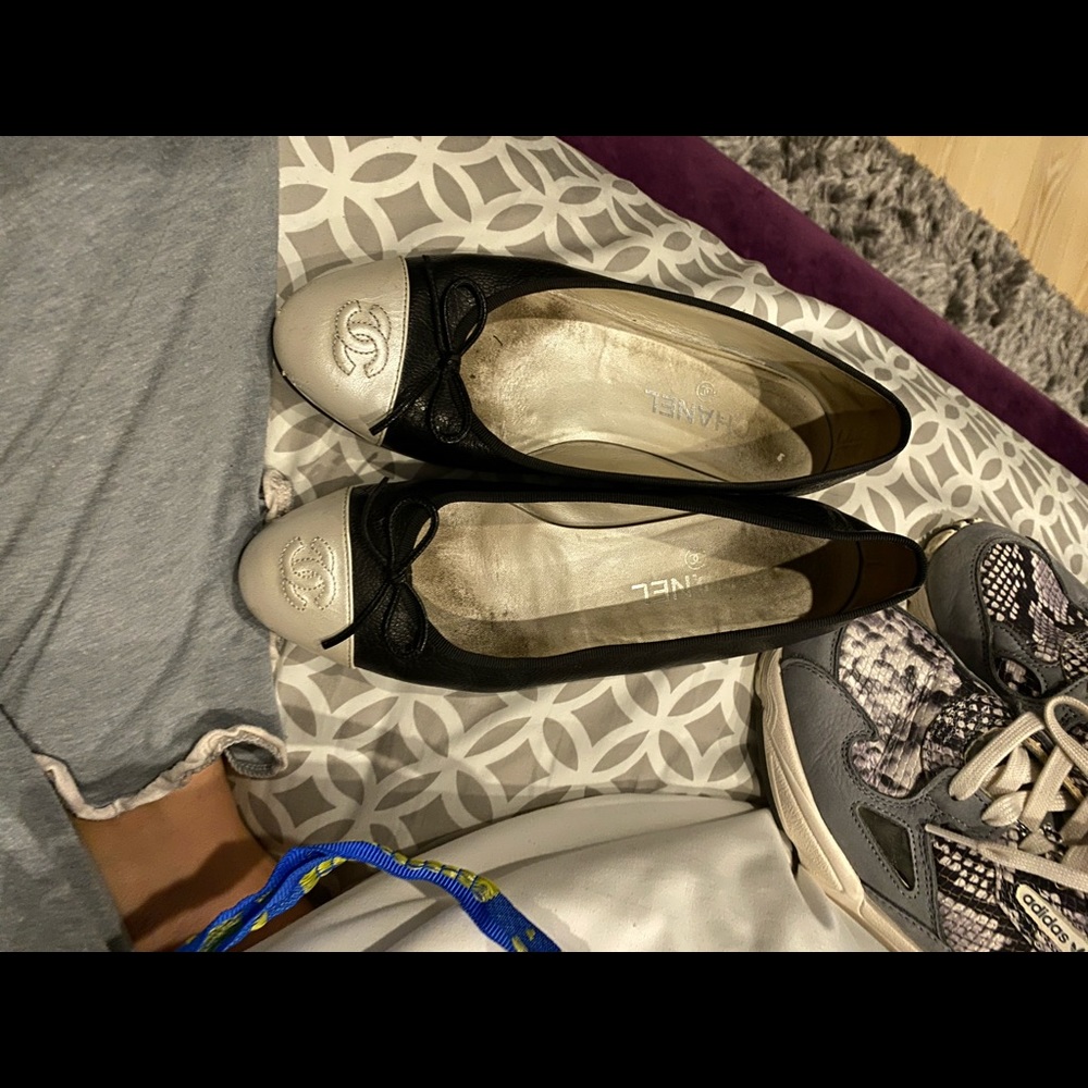 Chanel flats used